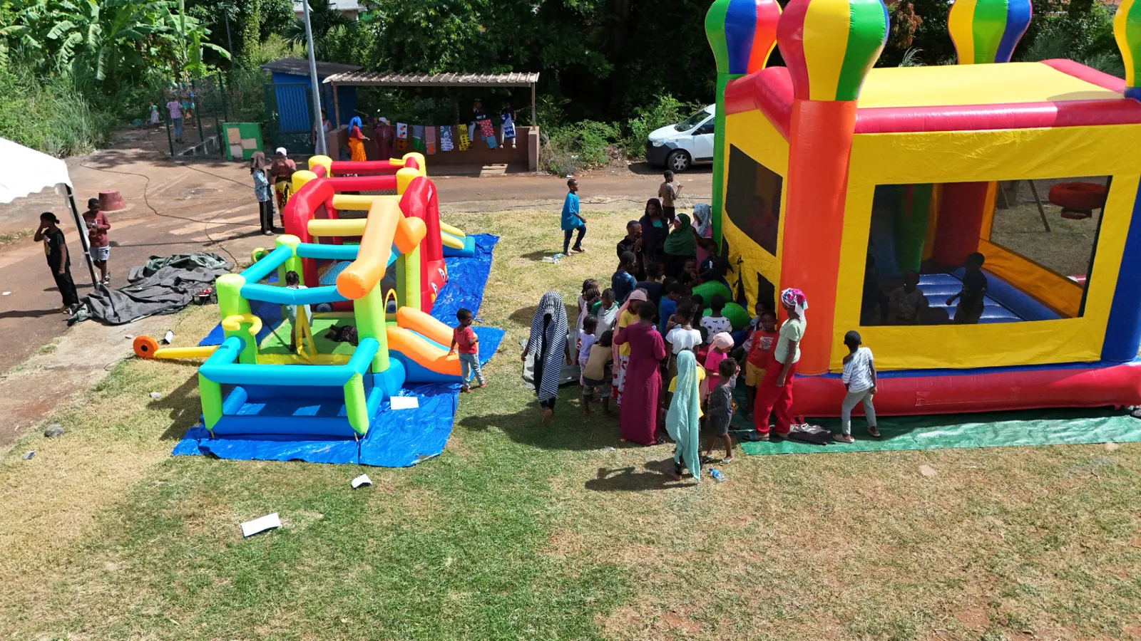 Kermesse à Miréréni — animations pour les enfants