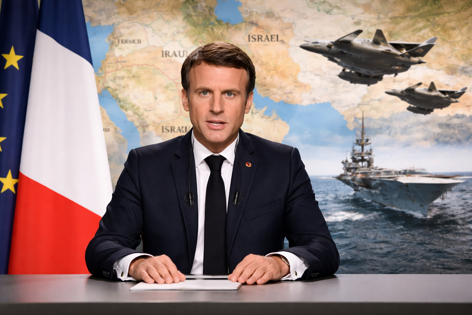Guerre au Moyen-Orient : Emmanuel Macron s'adresse aux Français et annonce le déploiement militaire de la France — International