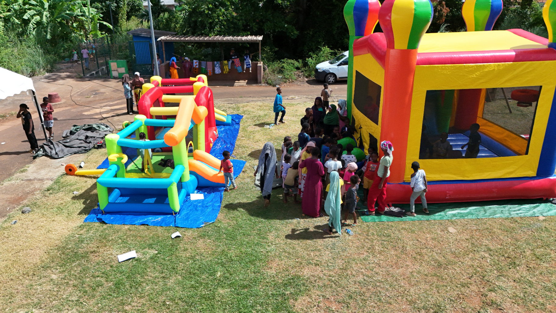 Kermesse à Miréréni — animations pour les enfants
