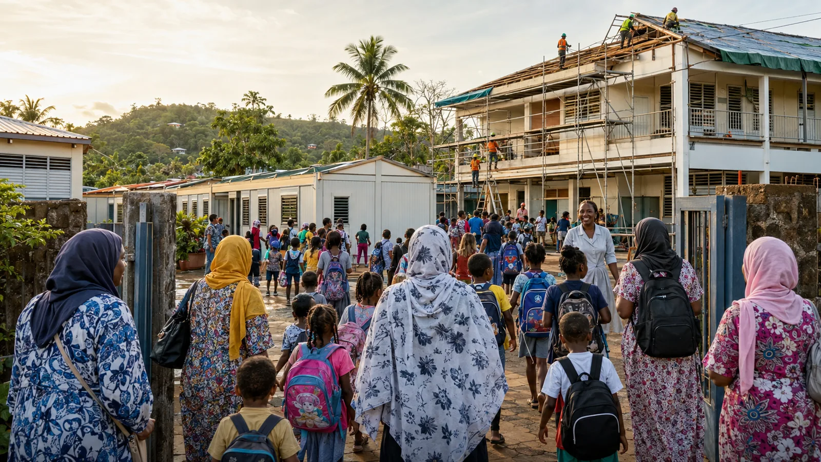 Rentrée scolaire à Mayotte : près de vingt mois après Chido, les inquiétudes persistent — Société, Mamoudzou